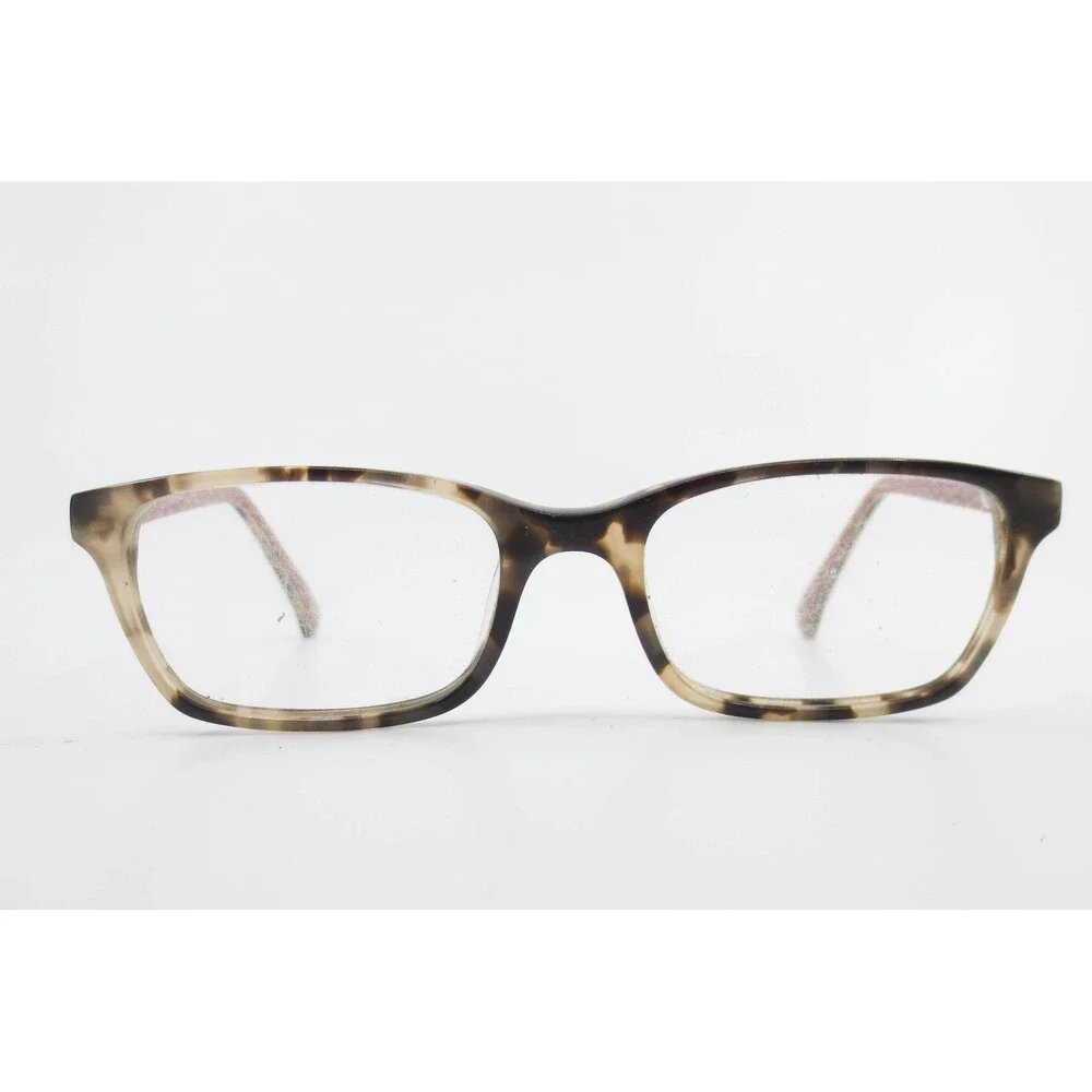 Liz Claiborne L424 OFY2 Tortoise Shell Rectangular Eyeglasses Frames 48-17-130